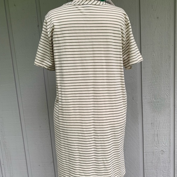 BUFFALO By David Button Ladies' Striped Dress, Palm Moss Stripe Size XL NWT! - Picture 1 of 13